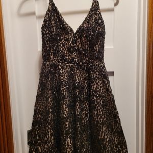 Black Sequin Party/Prom Dress